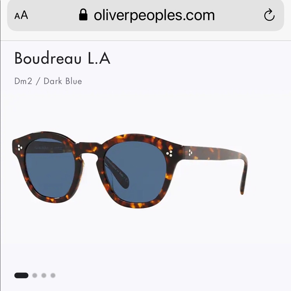 Oliver Peoples Boudreau L.A. Sunglasses
